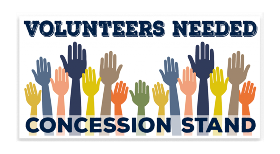 Concession volunteers always welcome!